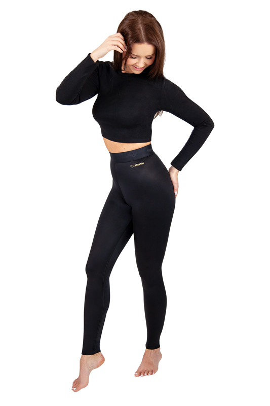 Kompressionsleggins Damen LipöDem Tummy Control Outdoor Sportleggings Booty  Lifting Blickdicht High Waist Leggings Stretch Freizeit Atmungsaktiv