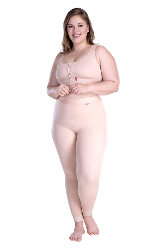 LIPOELASTIC ACTIVE Leggings (Zwarte/zwarte tailleband, XL Grote maten LIPOELASTIC ACTIVE Leggings (Zwarte/zwarte tailleband, XL Grote maten