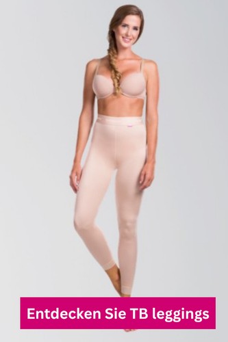 Frau trägt Kompressionsleggings TB leggings