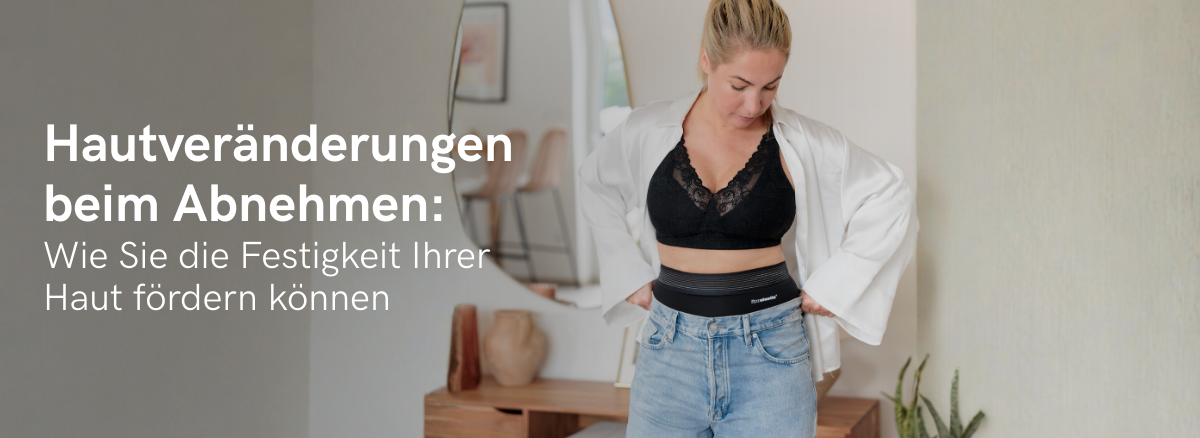Frau in formender Unterwäsche mit Shapewear und Bauchweg Effekt von der Marke LIPOELASTIC Everyday Shape  