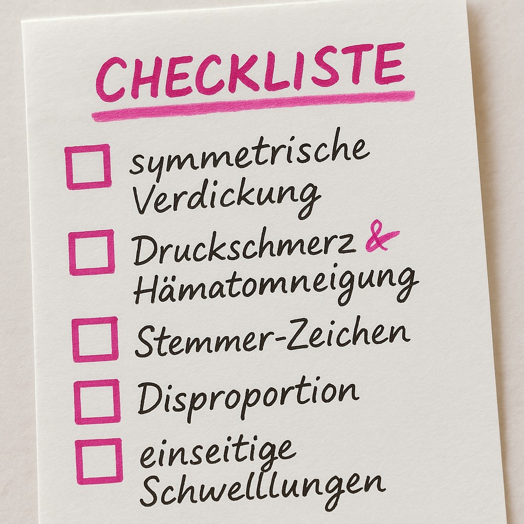 Checkliste zur Orientierung